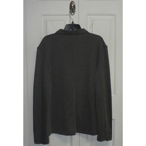 R.O.W Men's Polyester Blend Brody Two Button Blazer in Charcoal Grey Large $60 - Picture 6 of 6